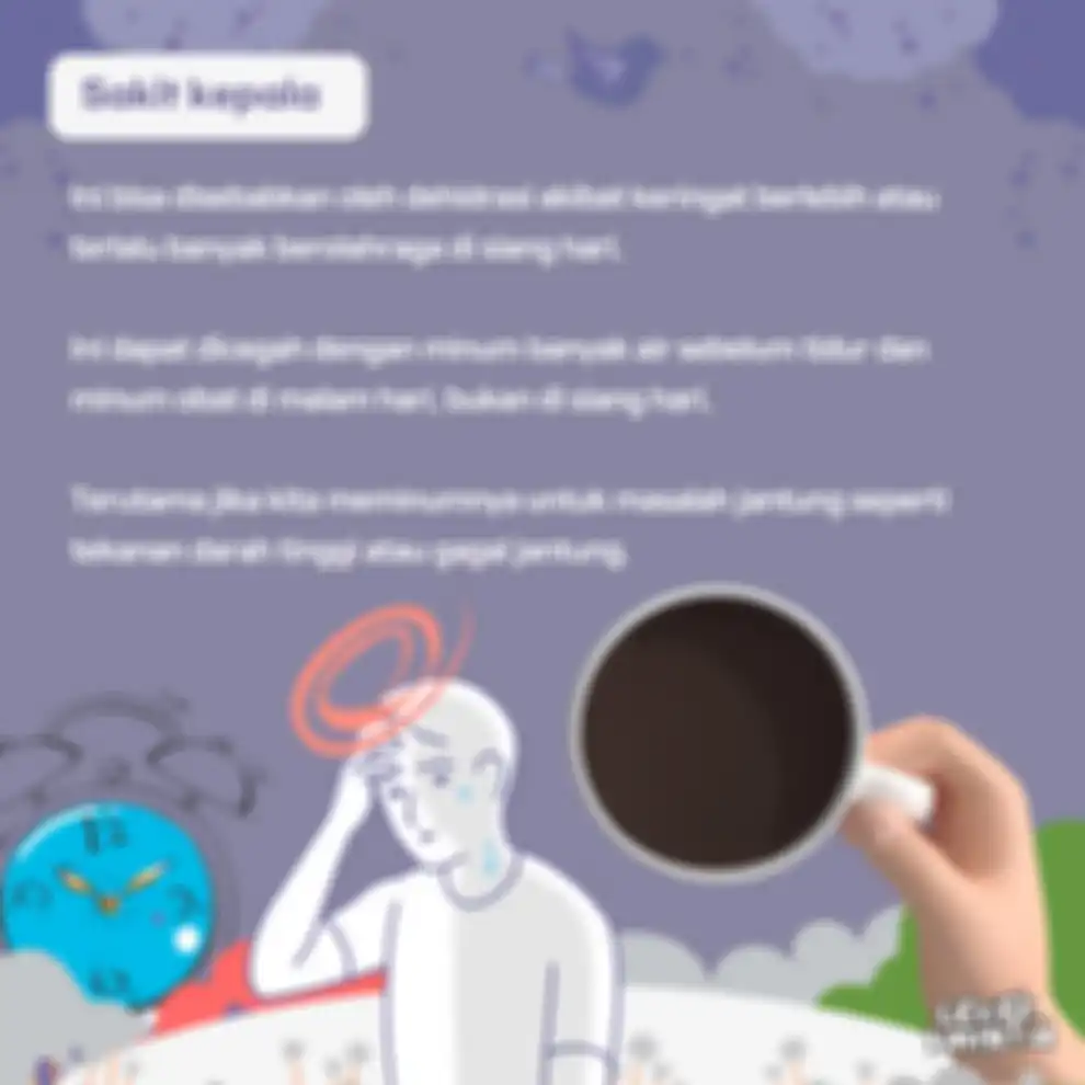 Sakit kepala gegara minum teh di pagi hari