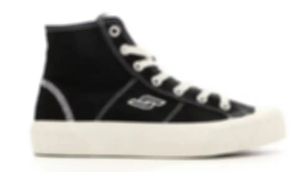 Sneakers High Hitam Putih Sun Casual