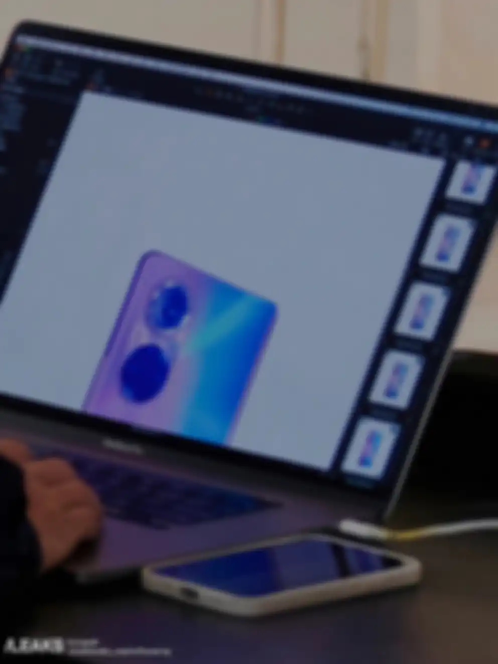 Tampilan foto render Honor 50 Series.