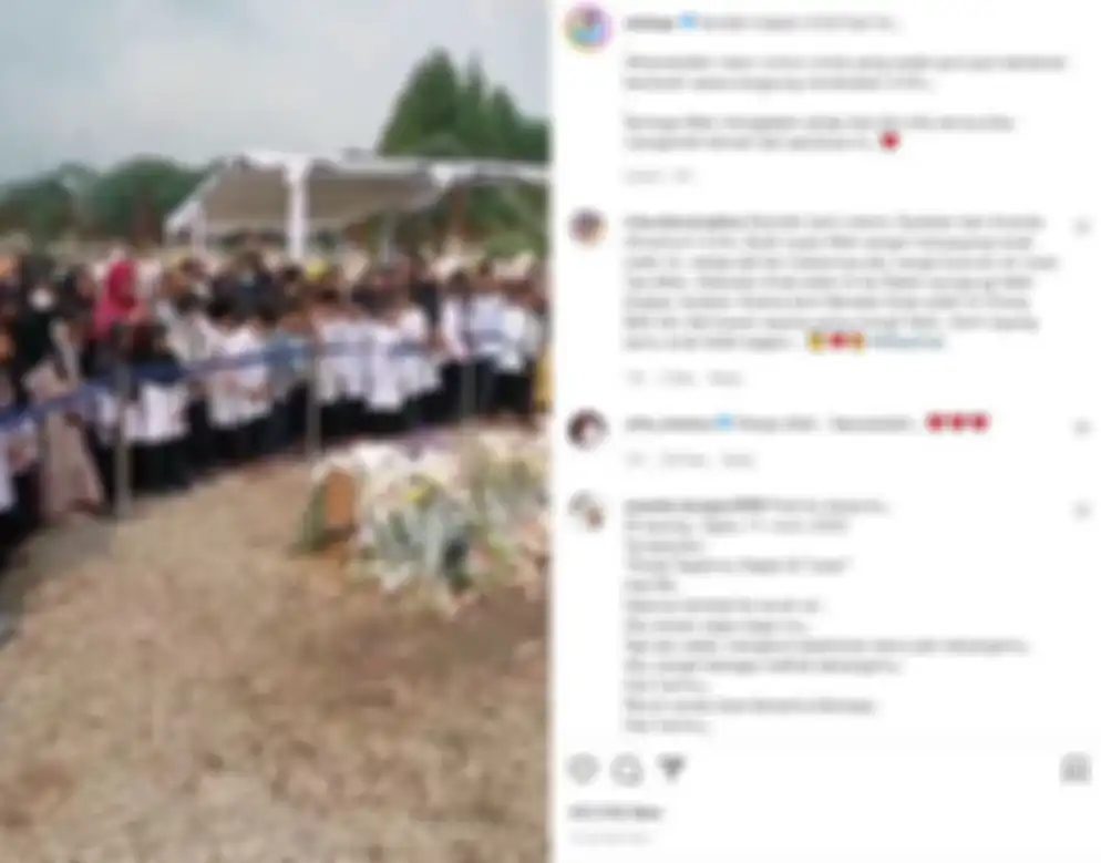 Kondisi makam Eril yang masih banyak dikunjungi peziarah untuk mendoakannya