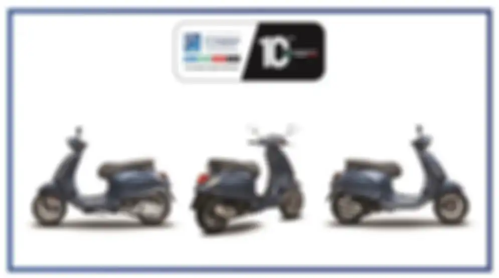 PT Piaggio Indonesia 10th Anniversary Vespa Sprint 150 i-get Limited Edition dijual Rp 60 juta.