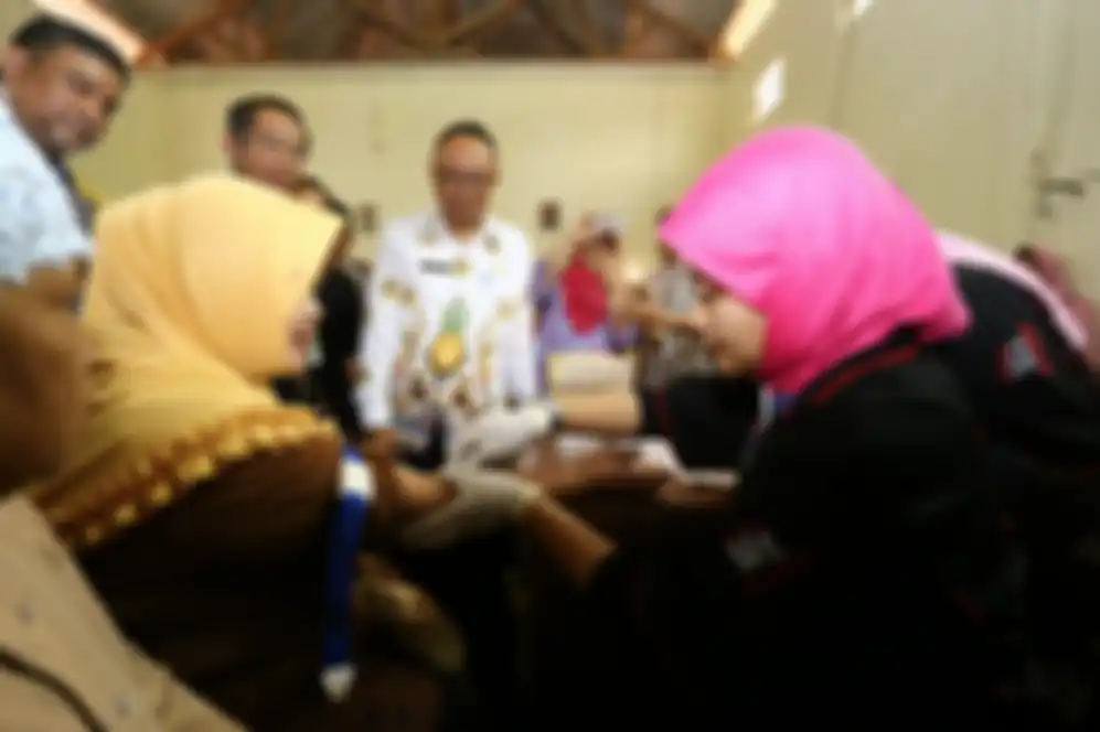 Pemeriksaan kesehatan.
