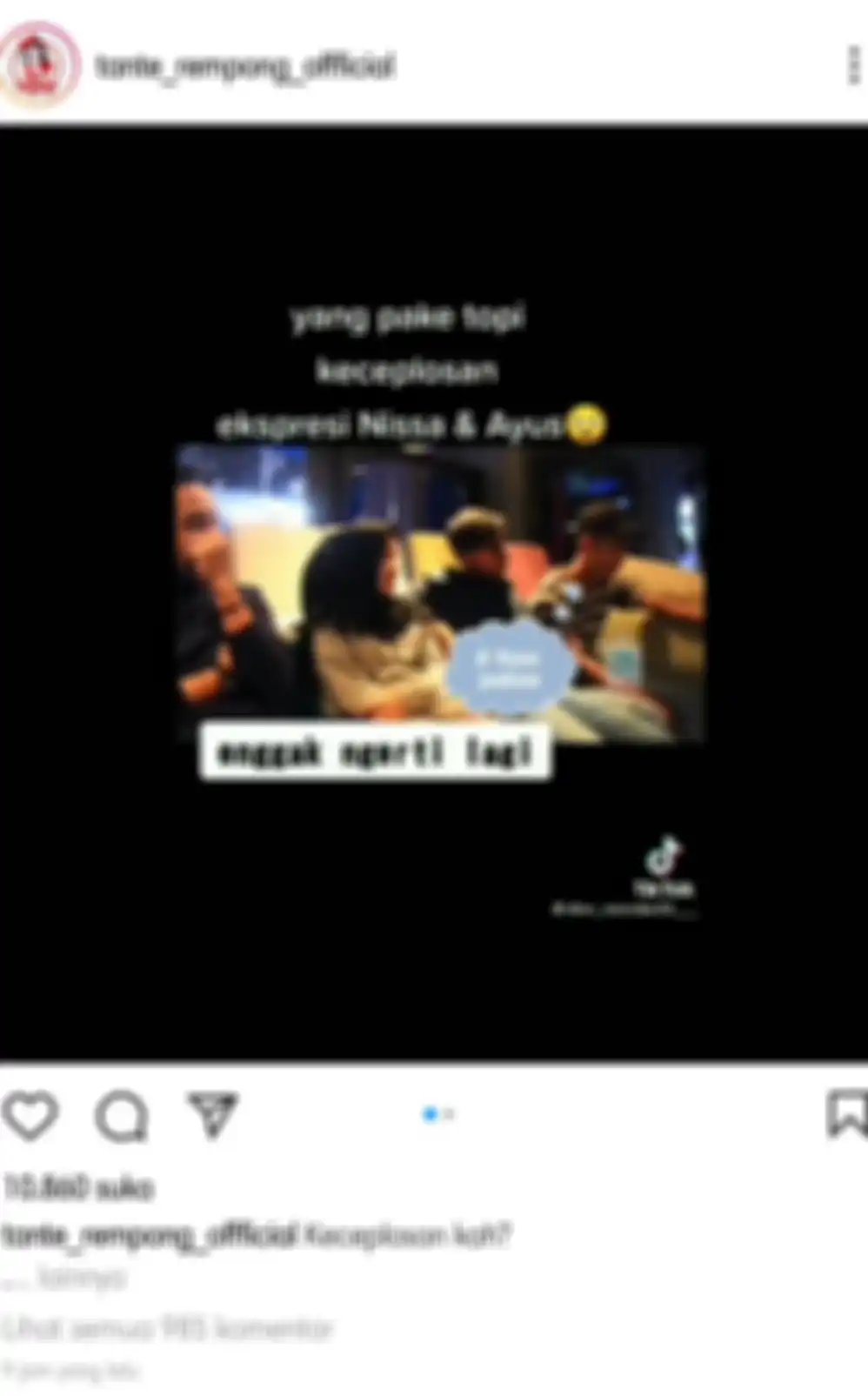 Keceplosan, Kamal Sabyan tiba-tiba menimpali pernyataan Nissa dengan komentar tak terduga.