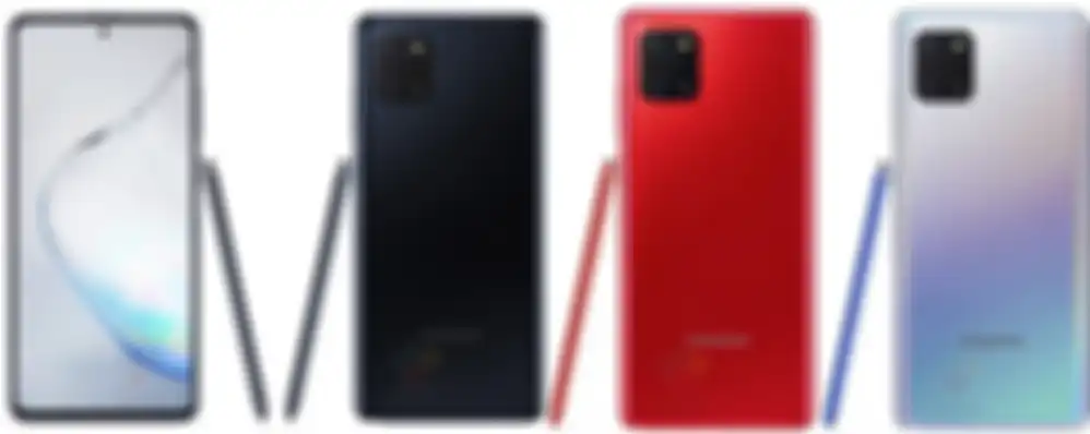 Pilihan warna Galaxy Note 10 Lite