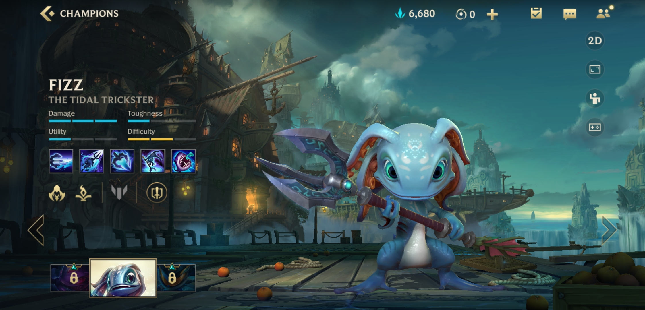 Rekomendasi Build Champion Fizz Tersakti League of Legends: Wild Rift