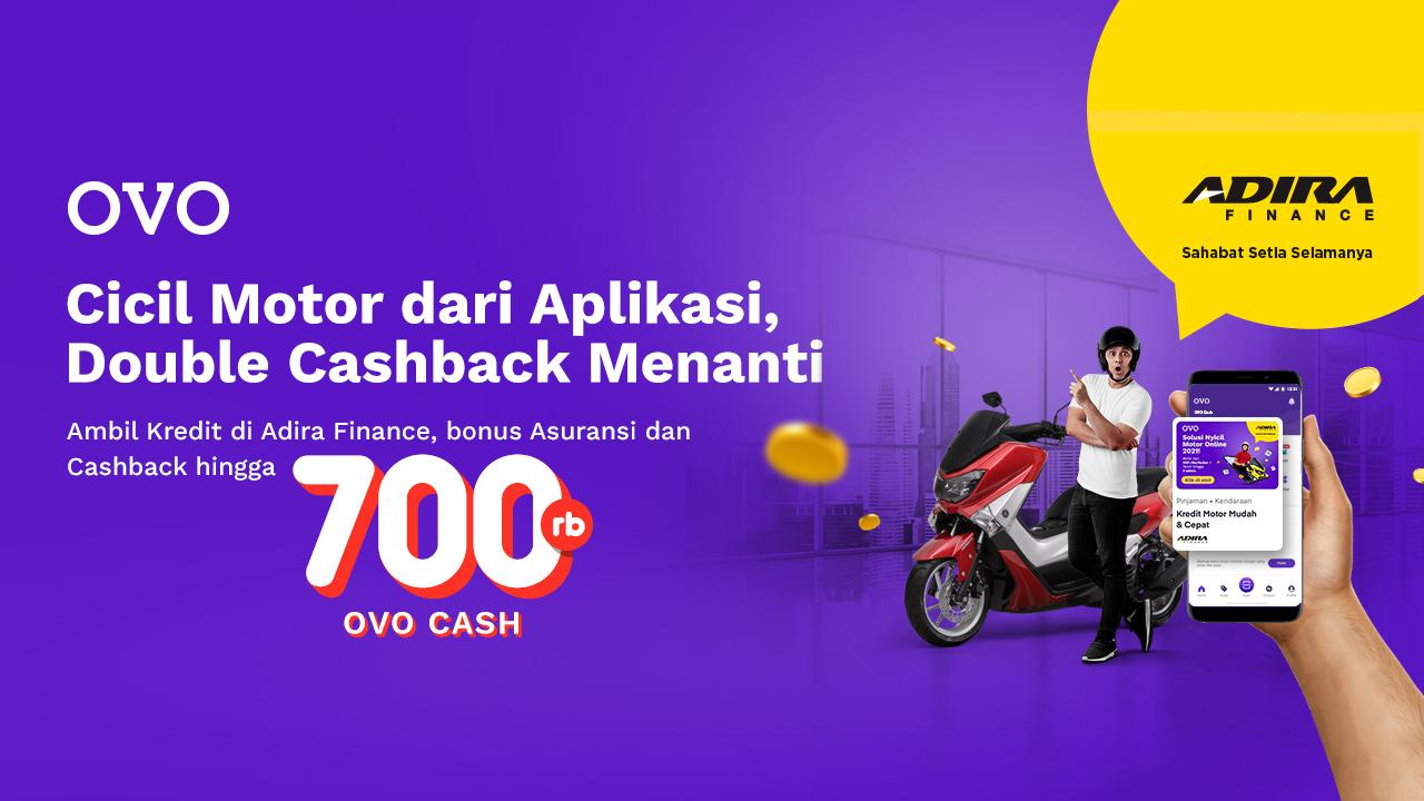 OVO Kerja sama dengan Adira Finance, Bisa Beli Motor di Aplikasi