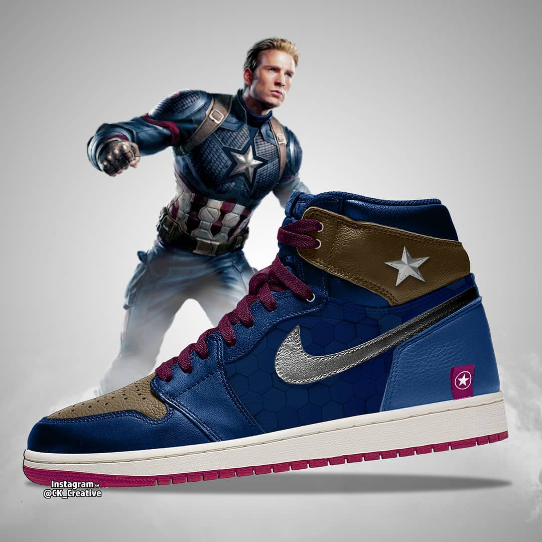 Keren Pria Ini Buat 10 Desain Nike Air Jordan Edisi Avengers Endgame