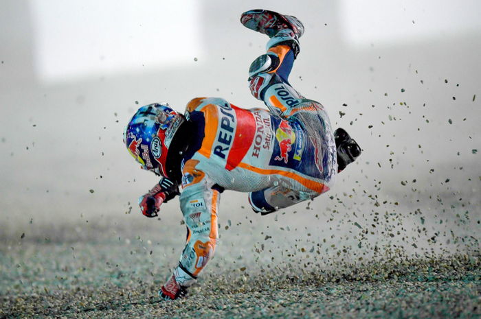 Dani Pedrosa di tes pramusim MotoGP 2018, Qatar