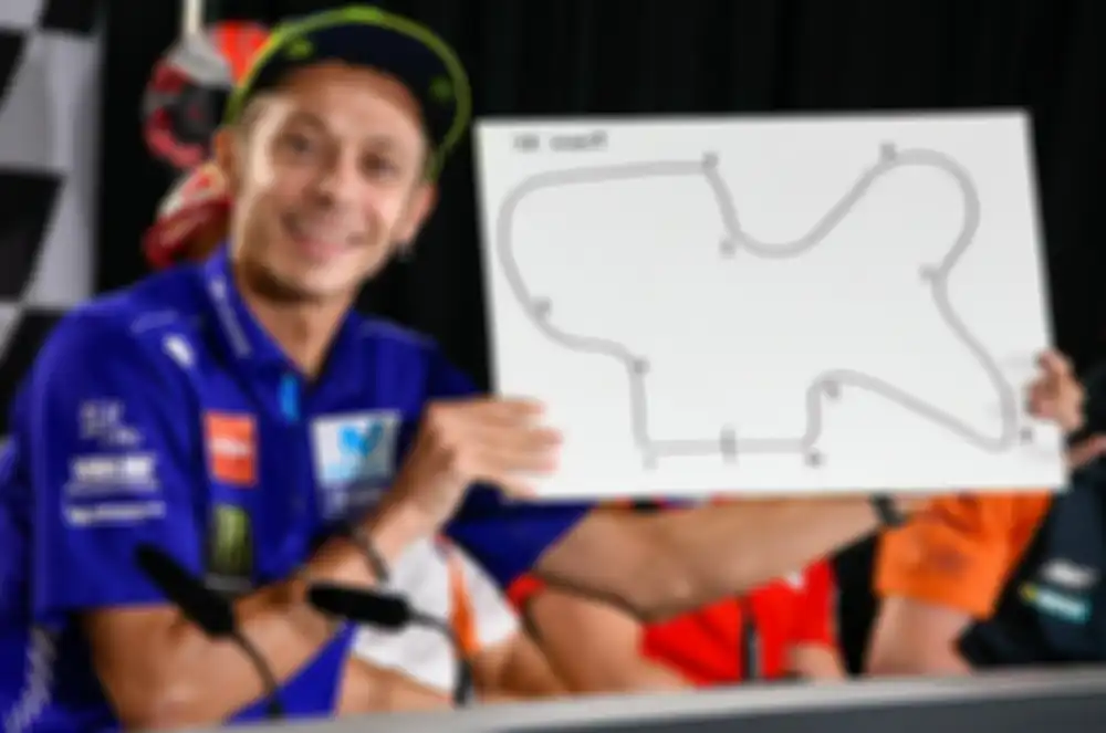 Valentino Rossi dan layout sirkuit impiannya