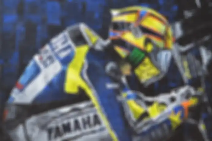 Ritual Valentino Rossi sebelum masuk trek