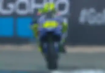Hasil FP2 MotoGP Inggris, Rossi Masih Kesulitan di Cuaca Mendung