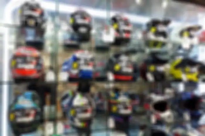 Ilustrasi helm Arai