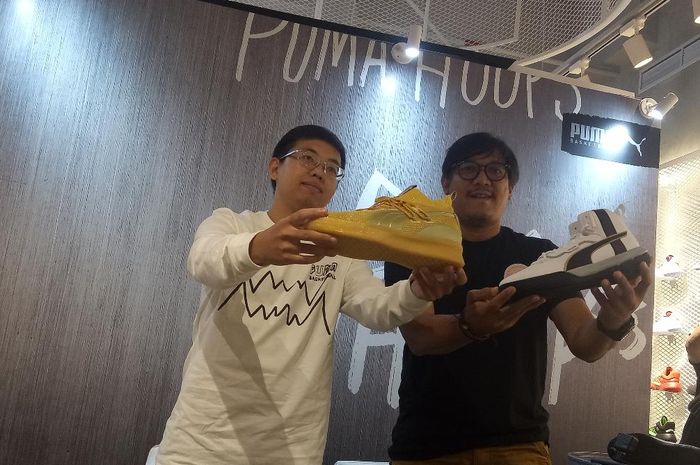 Acara peluncuran PUMA Hoops di Senayan City, Jakarta, Jumat (1/11/2019).