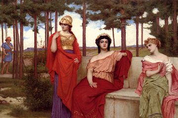 Kontes kecantikan dilakukan oleh para dewi mitologi Yunani dan seorang pangeran dari Troya menjadi jurinya. Kelak, hasil kontes itu akhirnya memicu Perang Troya yang legendaris. 