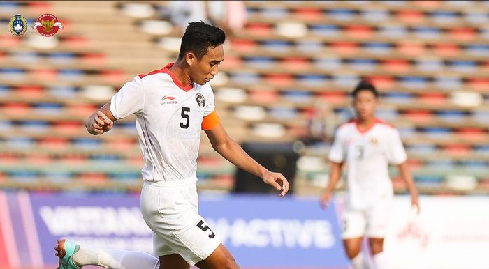 Kapten timnas U-22 Indonesia, Rizky Ridho.