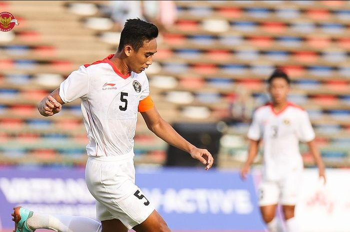 Kapten timnas U-22 Indonesia, Rizky Ridho.