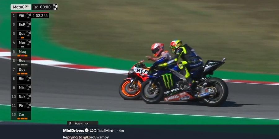 Bos MotoGP Akui Konflik Rossi-Marquez Sejak Sepang Clash 2015 Belum Usai