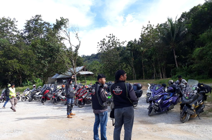 Yamaha NMAX Club Indonesia saat di Serawak, Malaysia