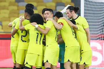 Skuad timnas Malaysia saat mengalahkan Timor Leste di ASEAN Cup 2024.