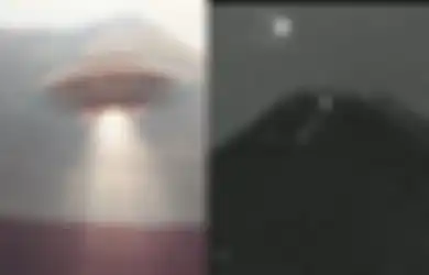 CCTV Gunung Merapi Rekam Benda Misterius Melayang, UFO atau Alien?
