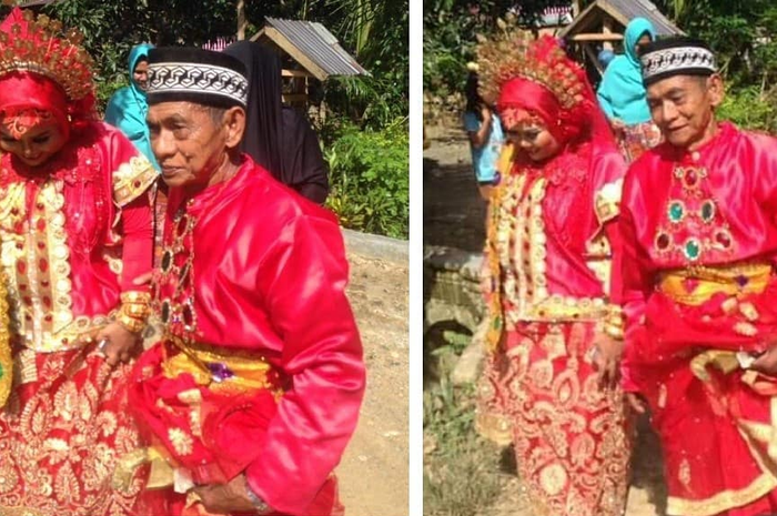 Pernikahan kakek 70 tahun dan gadis muda 28 tahun di Sulawesi Barat