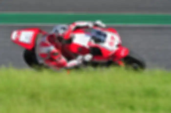 Andi Gilang, pembalap Indonesia dari Astra Honda Racing Team yang turun di kelas Supersports 600 ARR
