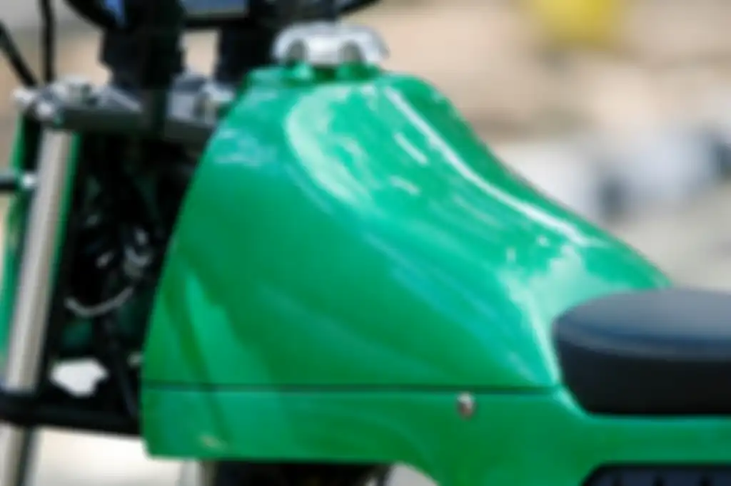 Honda Tiger modif tracker bikinan dari Diens Bike milik Eko Purwanto