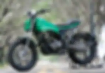 Biar Bisa Main Tanah dan Tetap Ganteng, Honda Tiger Ini Diubah Jadi Tracker 