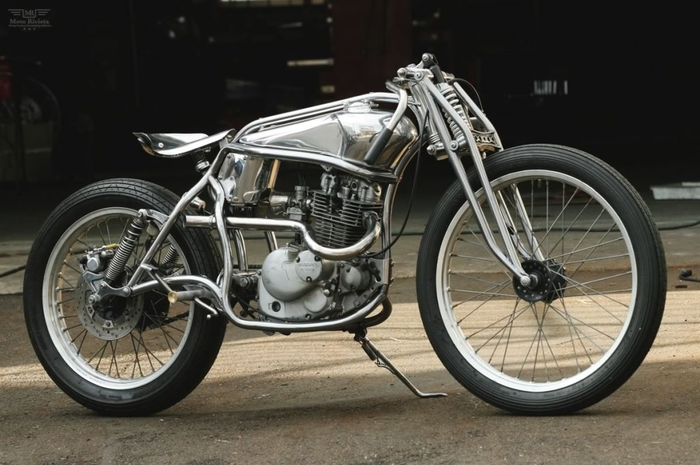 Suzuki GN125 custom boardtracker besutan Moto Rock