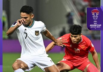 Piala Asia 2023 - Diwarnai Gol Penalti, Indonesia Unggul atas Vietnam di Babak Pertama