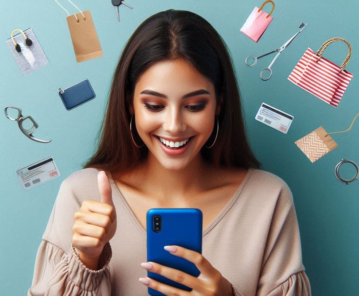 ilustrasi belanja di Toko Online