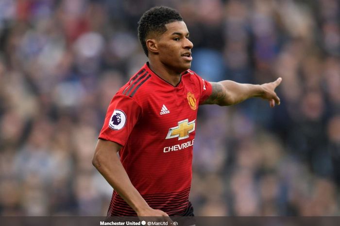 Penyerang muda Manchester United, Marcus Rashford.