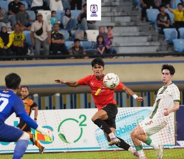 Ramadhan Sananta turut berlaga saat DPMM FC ditahan imbang Kuching City dalam lanjutan Liga Malaysia, Sabtu (25/4/2026).