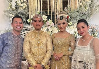 Pakai Baju Couple, Nagita Slavina dan Raffi Ahmad Tampil Serasi di Pernikahan Kaesang-Erina Gudono