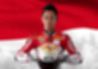 Lesu, Pembalap Indonesia Gerry Salim Cedera di CEV Moto2 Aragon