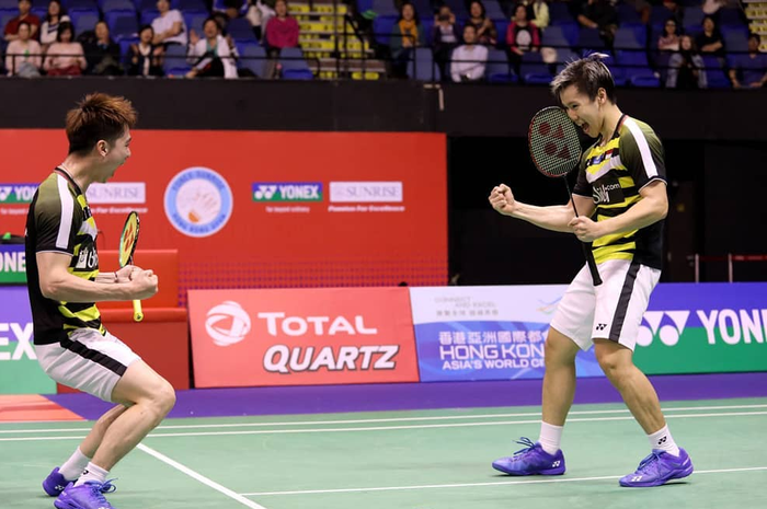 Kevin Sanjaya/Marcus Gideon menang di Hong Kong Open 2018 