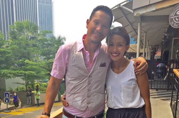 Melanie Putria dan Angga Puradiredja.