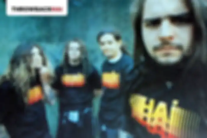 Sepultura dengan kaos HAI, 1992 silam.