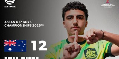 Hasil ASEAN Championship U-17 2026 - Australia Bantai Brunei Selusin Gol, Kamboja Sengit dengan Singapura