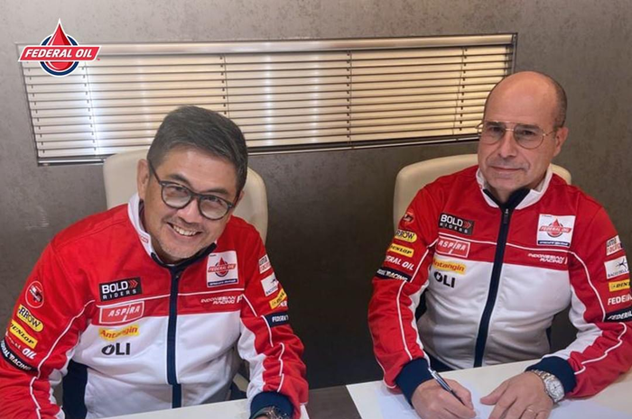 Jadi sponsor utama tim Gresini Racing di MotoGP 2022, Federal Oil bertekad untuk 'Bikin Bangga Indonesia'.