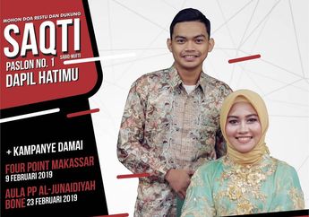 Viral, Sejoli Asal Makassar Bikin Konsep Prewed Mirip Kampanye Caleg, Ada Singkatan Nama hingga Program Kerja