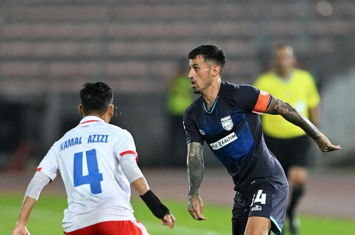 Suasana laga Kuala Lumpur City Vs Borneo FC pada matchday kedua grup B ASEAN Club Championship, di Stadion Kuala Lumpur, Kamis (26/9/2024).