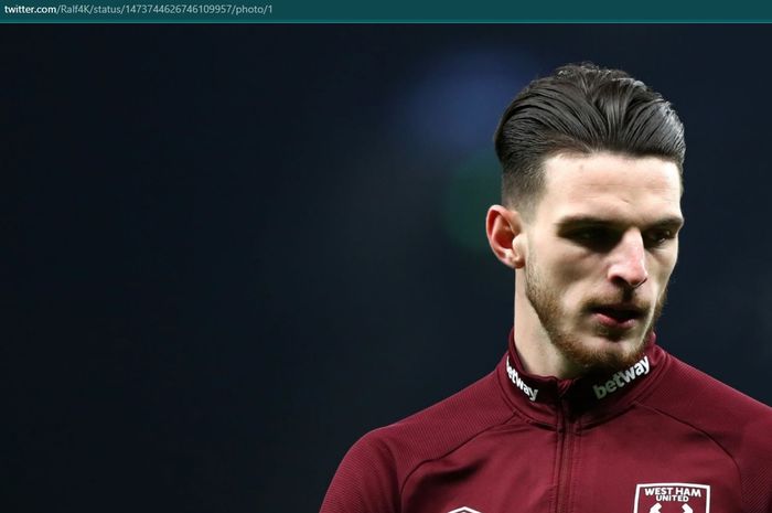 Declan Rice masuk radar pembelian Liverpool di bursa transfer musim panas 2023.