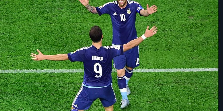 Kejahatan Argentina kepada Lionel Messi dan Gonzalo Higuain