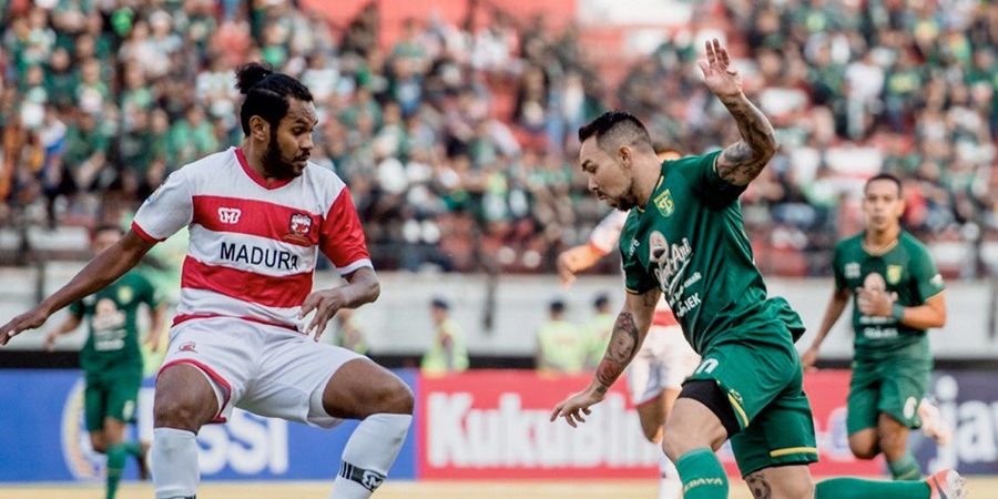 Hasil Piala Indonesia 2018 - Bonek Masuk Lapangan, Persebaya Diimbangi Madura United