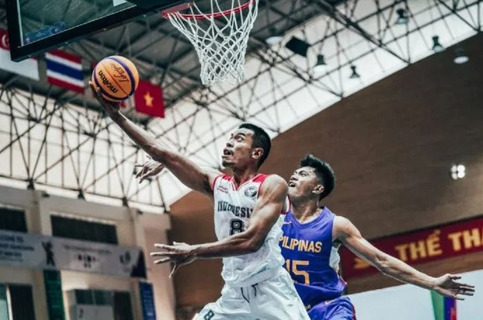 Timnas basket 3x3 Indonesia melawan Filipina