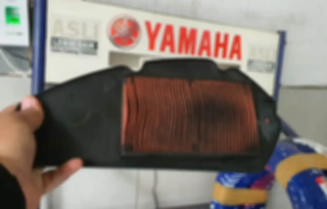 Filter udara motor kotor bikin tarikan lemot.