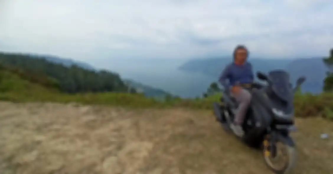 Salah satu peserta Maxi Yamaha Virtual Touring 2021
