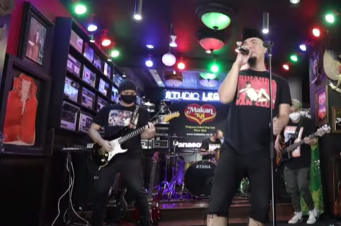 Formasi Ahmad Band 2022 yang tampil dalam Latihan Pestapora di Yogyaarta, 11 Agustus 2022