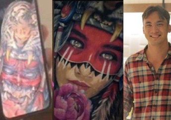 Terungkap Makna Tato Rendy Kjaernett yang Tutupi Wajah Syahnaz, Topeng Hannya dari Jepang Simbol Kemarahan dan Kecemburuan